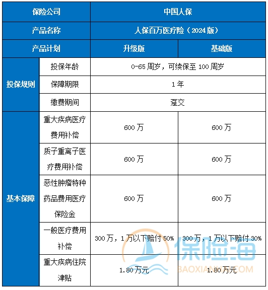人保百万医疗险(2024版)怎么样?保什么+特色+怎么买