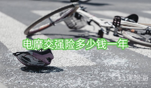 电摩交强险多少钱一年?怎么买?
